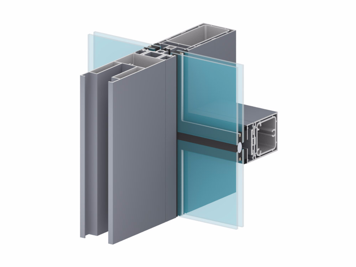 Thermal curtain wall